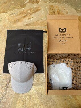 *NEW* Melin A-Game Hydrolite Snapback Hat Classic Size Heather Grey